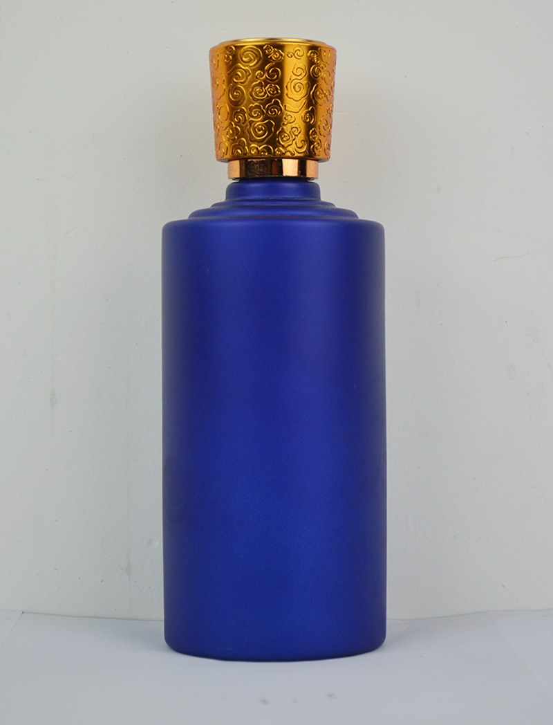 喷釉玻璃酒瓶【价格 批发 厂家】-四川省重贵玻璃有限