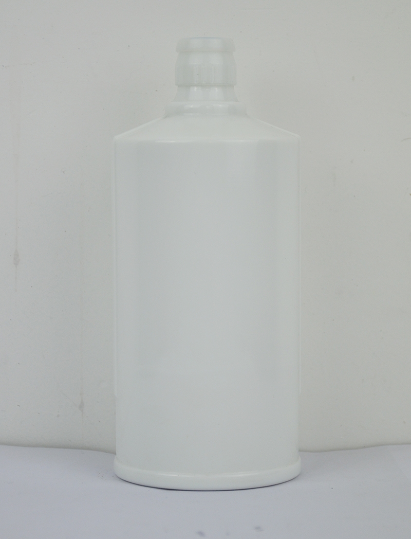 海南乳白玻璃酒瓶